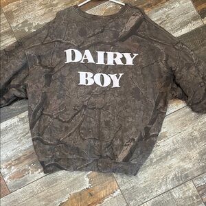 Dairy Boy Brown Sweatshirt